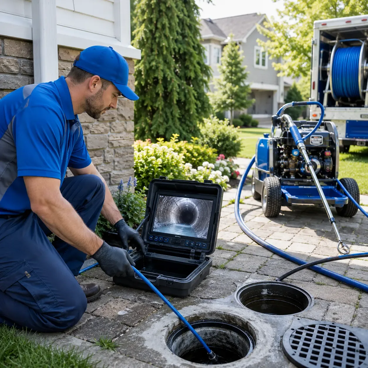Outdoor drain cleaning professionals serving Lanesville, IN